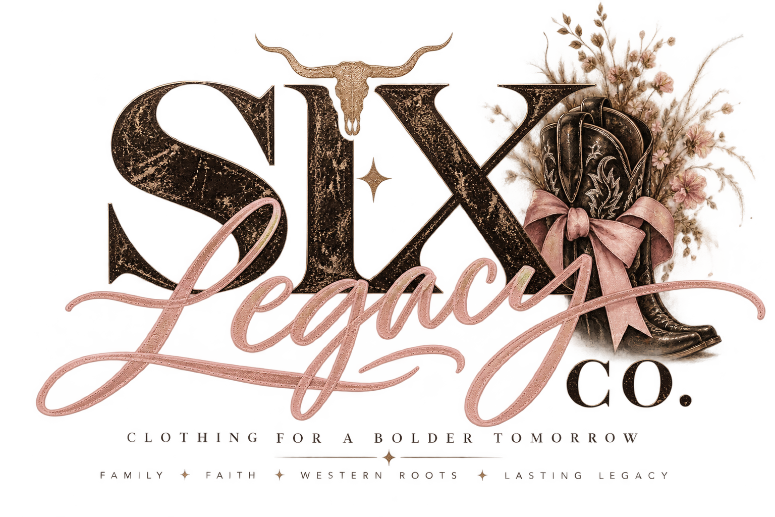 SIX Legacy Co. Western logo
